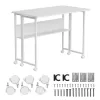 Mobilne biurko Maclean białe MC-126W 50kg