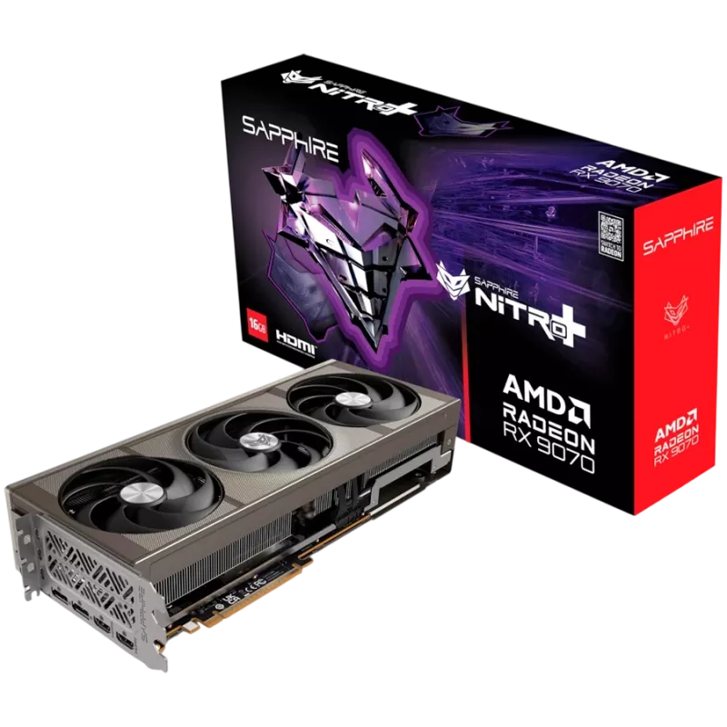 Karta graficzna SAPPHIRE NITRO+ Radeon RX 9070 16GB GDDR6