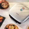 Zdrowy grill elektryczny Petra PT5316HEVDEEU10 z płytami nieprzywierającymi, blatowy, do użytku wewnętrznego