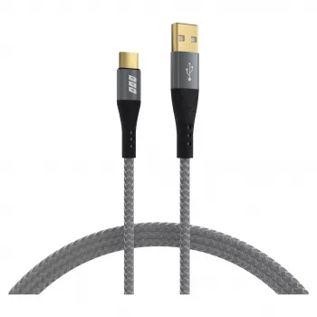 EFB Elektronik kabel USB-A na USB-C 60W QC 3A szary - Kabel - Cyfrowy/Dane (USB-AC-00004)