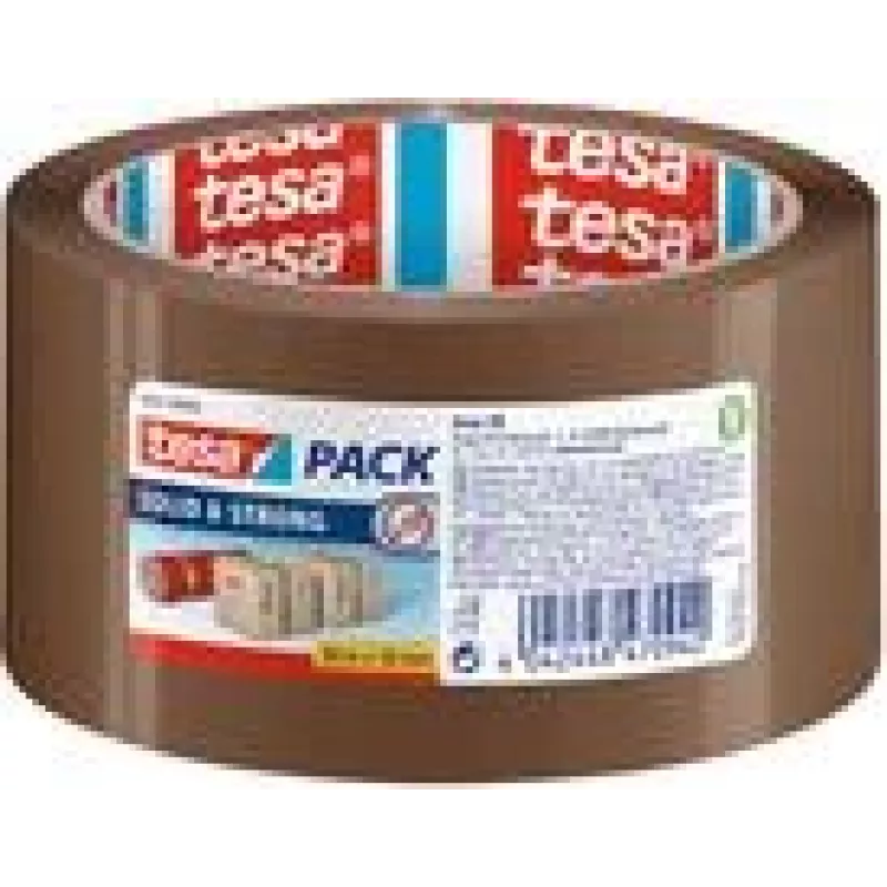 Taśma pakowa Tesa 58641 Solid & Strong — długość 66 m, szerokość 50 mm