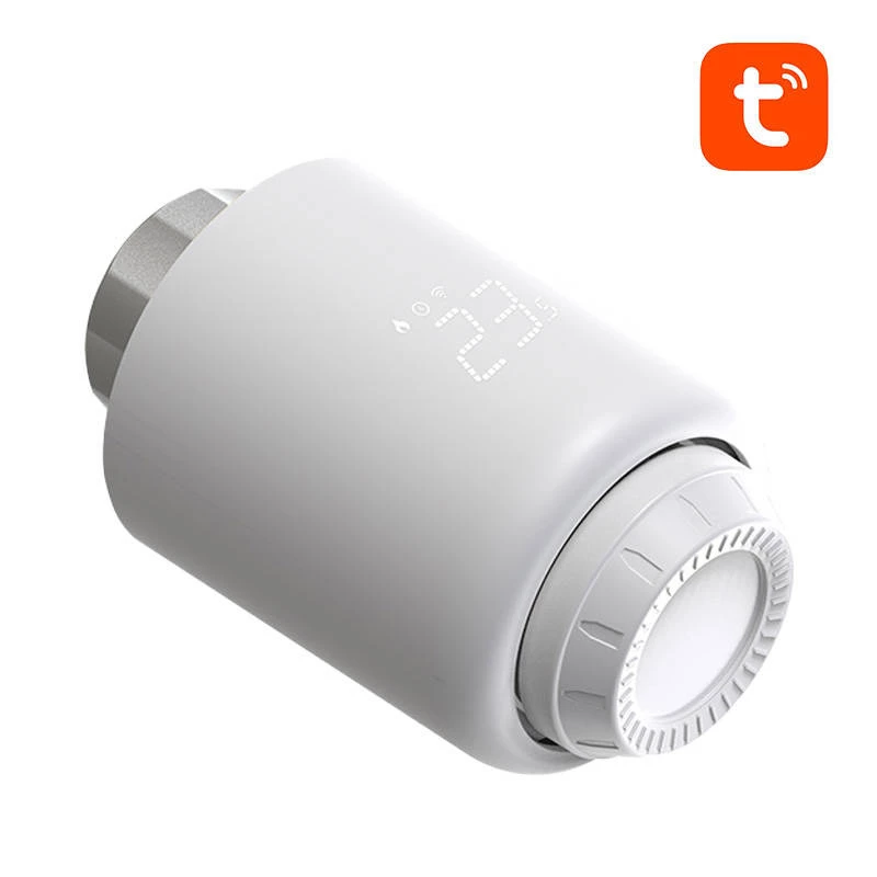 Inteligentny termostatyczny zawór grzejnikowy Avatto TRV07 Zigbee 3.0 — zawór termostatyczny do grzejników, Zigbee 3.0