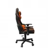 Fotel gamingowy GEMBIRD GC-SCORPION-04X czarno-pomarańczowy ergonomiczny, regulowane siedzisko, wysokie oparcie