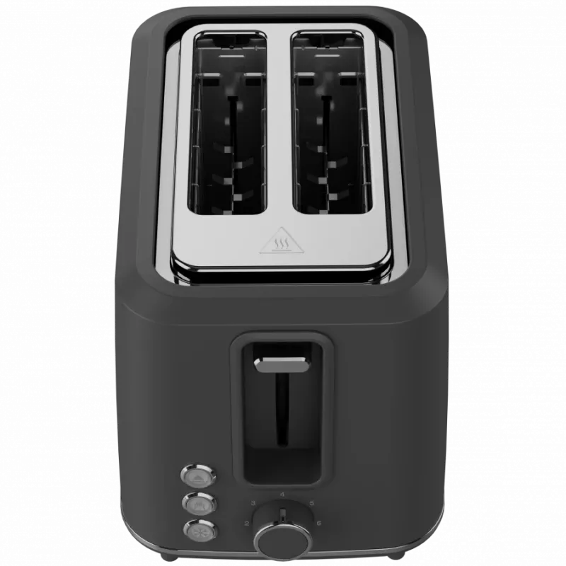 Toster elektryczny AENO ATS0001G — 2-szczelinowy, 220–240 V 50–60 Hz, 920–1080 W, 3 tryby, 7 poziomów opiekania, szary