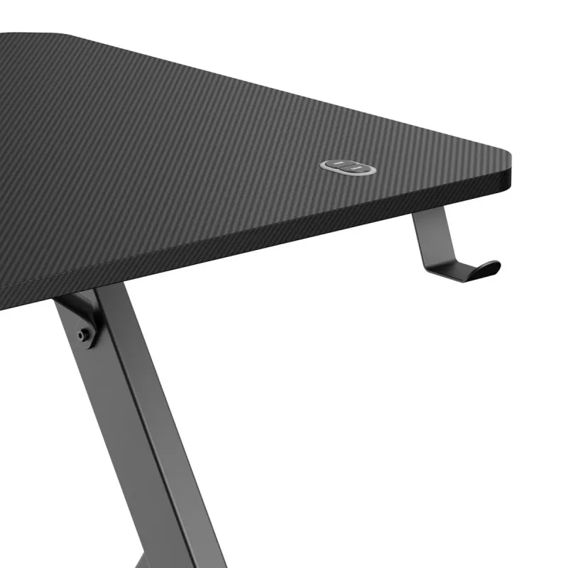 Biurko gamingowe NanoRS z podświetleniem LED 120x60cm RS10