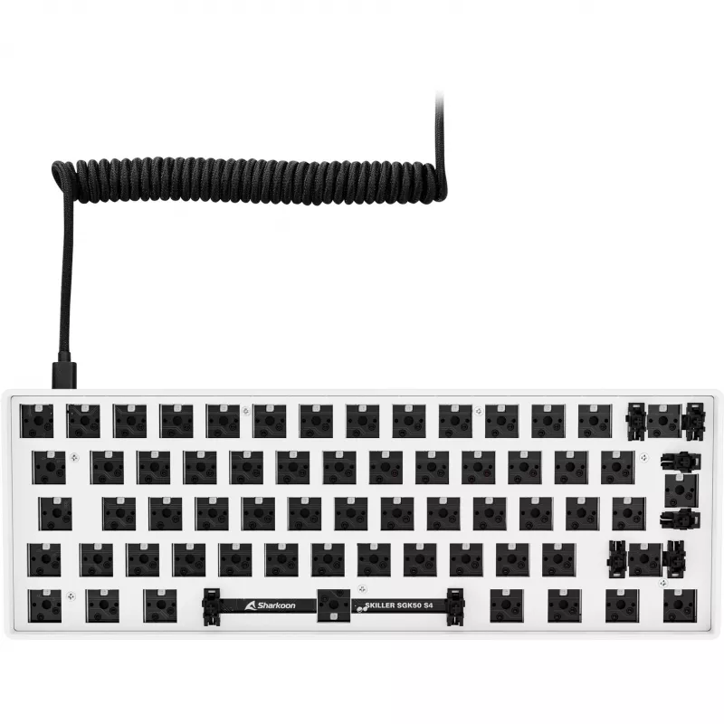 Sharkoon Skiller SGK50 S4 Barebone Klawiatura Gaming USB Biała