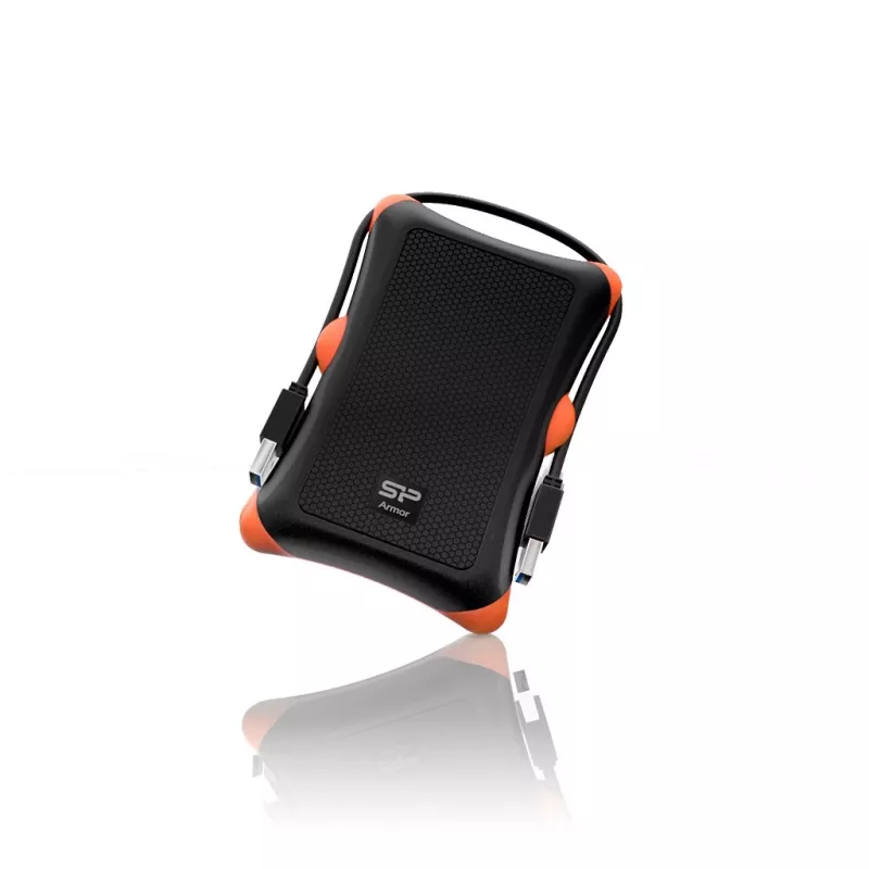 Dysk zewnêtrzny HDD Silicon Power Armor A30 (1TB; 2.5 ; USB 3.2; 5400 obr/min; Orange-Black; SP010TBPHDA30S3K)