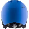 Kask ALPINA ZUPO VISOR QLite — kask narciarski dla dzieci, twarda skorupa, 54–58 cm, zintegrowany wizjer, Run System Ergo Snow