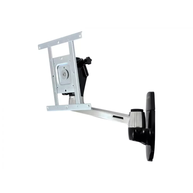Ergotron LX HD uchwyt ścienny Swing Arm - zestaw montażowy (ramię wahadłowe, pokrętło) do telewizora (uchylny i obrotowy) - aluminium - rozmiar ekranu: do 106,7 cm (do 106,70 cm (42)) - akcesoria montażowe