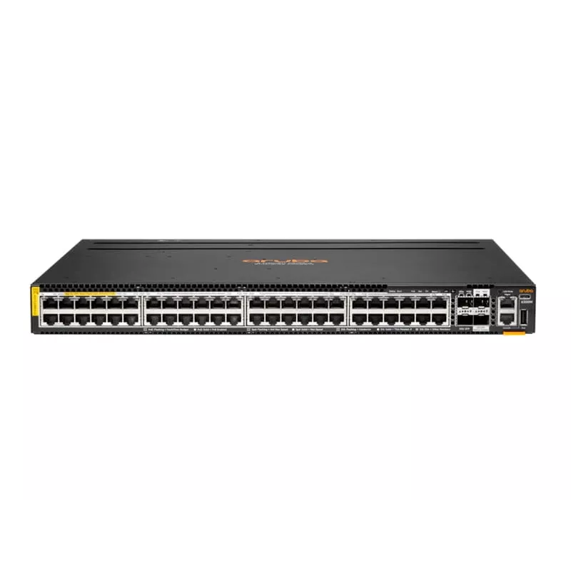 Przełącznik sieciowy zarządzalny HP Enterprise Aruba R8S90A 48x 5G Ethernet (100/1000/5000) PoE, konsola RJ-45/USB-C, 880 Gbit/s