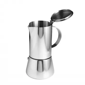Ekspres do kawy espresso Adler AD 4419 — korpus z stali nierdzewnej, kompaktowy rozmiar
