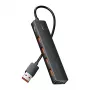 Koncentrator wieloportowy USB 3.2 Gen 2 5-w-1 Vention CHOBB — 5 portów (4× USB 3.2 Gen 2 Type-A, 1× USB 3.2 Gen 1 Type-A), 0,15 m, ABS, czarny