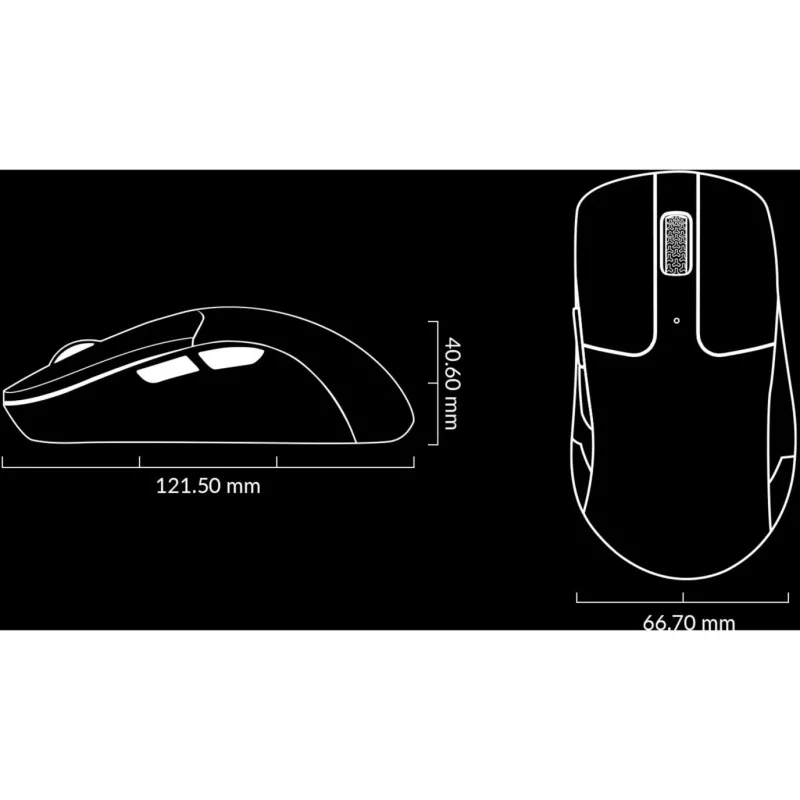 Mysz Keychron M2-A1 RF Wireless Bluetooth USB Type-C