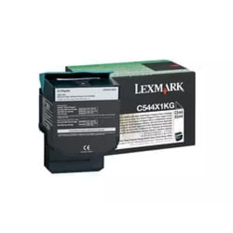 Lexmark C544X1KG - Tusz czarny - do C544dn, C544dtn, C544dw, C544n, X544dn, X544dn RCS, X544dtn, X544dw, X544n