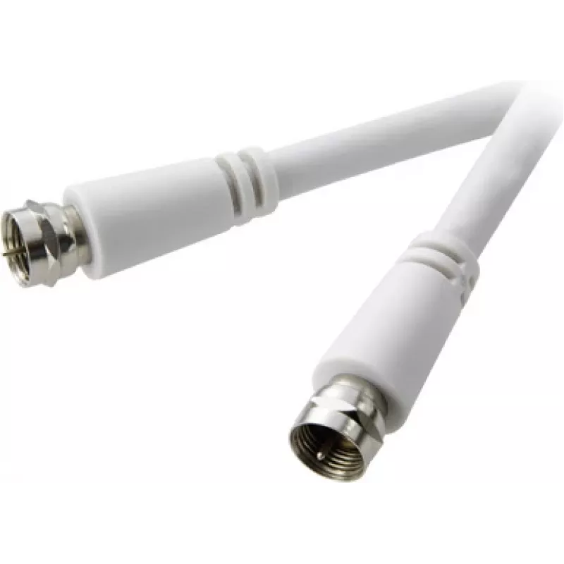 SpeaKa Professional Kabel połączeniowy SAT [1x wtyk F - 1x wtyk F] 1,50 m 90 dB Biały (SP-7870000)