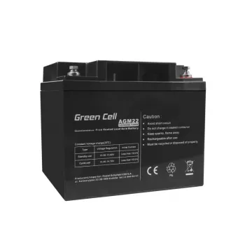 Bateria UPS zielony Cell AGM22 — kwasowo-ołowiowa 12V 40Ah (VRLA), 170×165×197 mm, 12,1 kg