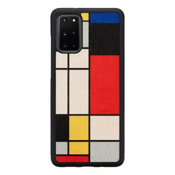 Etui z drewna man and wood Galaxy S20+ wood Czarny — ochronna drewniana tylna obudowa dla Samsung Galaxy S20+
