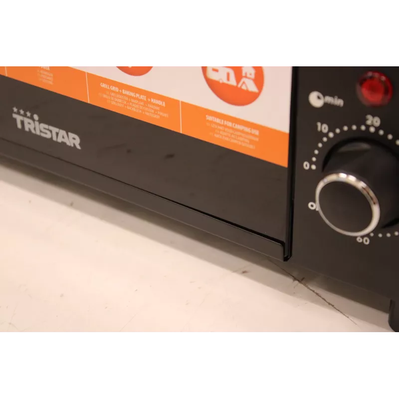 SALE OUT. Tristar OV-3615 Mini Oven, Czarny | Tristar | Mini Oven | OV-3615 | 10 L | 800 W | Czarny | DAMAGED PACKAGING, UNEVEN GAP BETWEEN GLASS AND DOOR TRIM