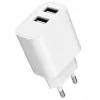 Ładowarka Gembird TA-UC-2A12-01 Wewnętrzna AC 2.4A 2 USB Biała