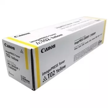 Oryginalny wkład tonerowy Canon T02 1 szt. Żółty