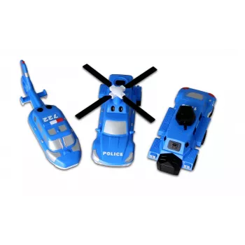 Zestaw pojazdów Popular Playthings Mix or Match Vehicles Police