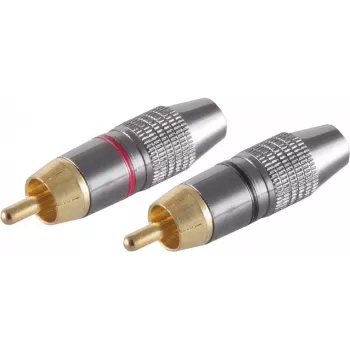 shiverpeaks BS52024-SET Złącze przewodowe RCA Szary (BS52024-SET)