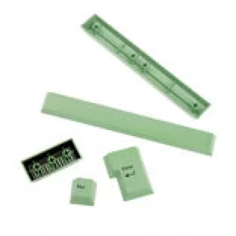 GMK Zestaw dodatkowy, klawisze ABS, Double-Shot, zestaw rozszerzający dla ISO i ANSI - Pastel Green
