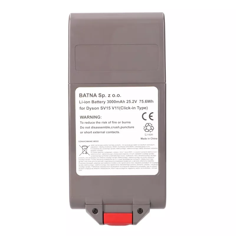 Zamienny akumulator do Dyson V11 25,2V 3000mAh Extralink