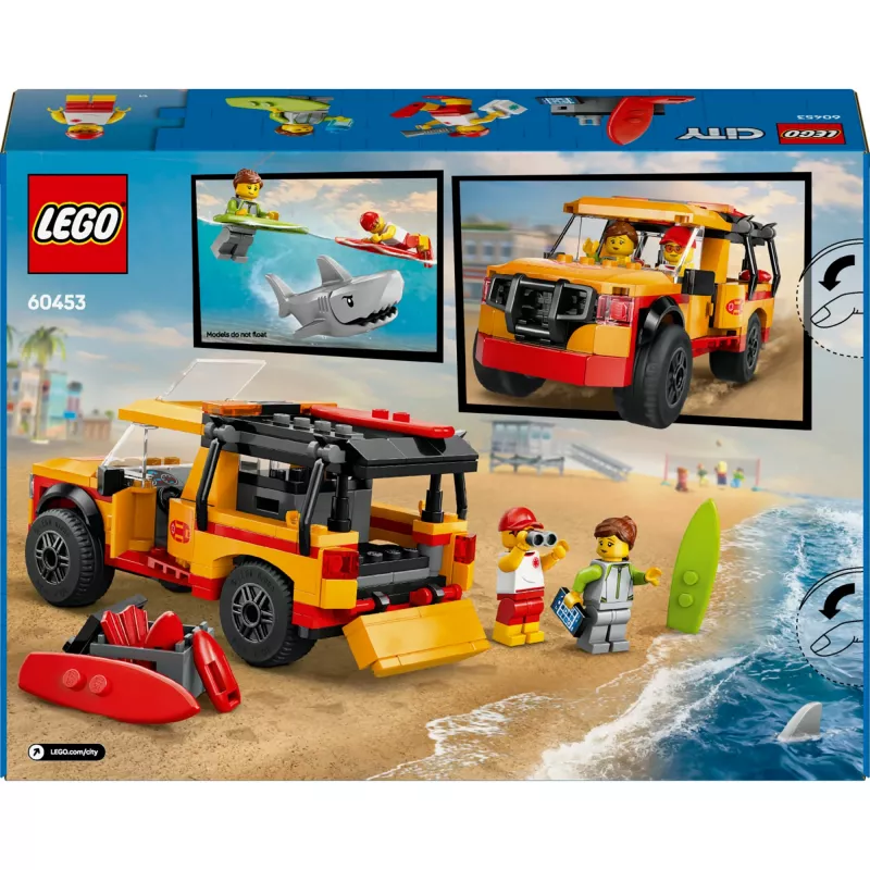 LEGO CITY 60453 Ciężarówka ratownicza z plaży