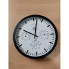 NeXtime klok 2635zw Weatherstation, Ø34 cm, Ścienny, Czarny