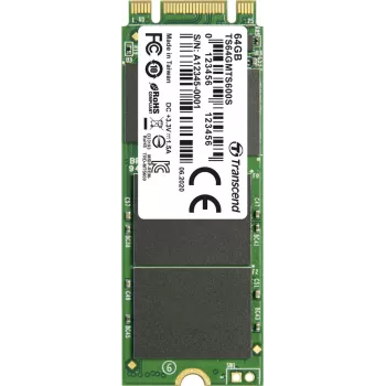Transcend MTS600S - SSD - 64 GB - wewnętrzny - M.2 2260 - SATA 6Gb/s