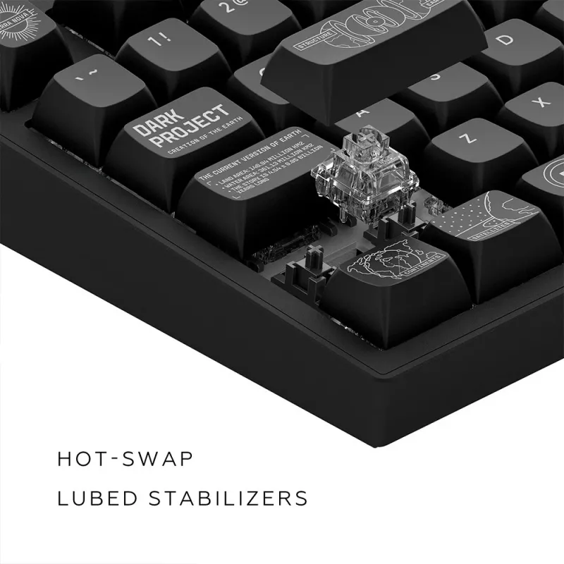 Dark Project ALU81A Terra Nova Gaming Keyboard, ISO, Black