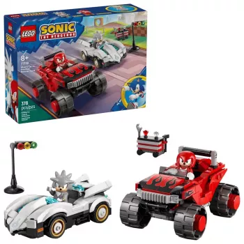 LEGO SONIC THE HEDGEHOG 77118 Samochód Silvera kontra Monster Truck Knucklesa