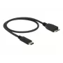 Kabel USB DeLOCK 0.5m USB3.1 C - MicroUSB3.1 B