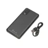Powerbank Extralink EPB-098B 10000 mAh, LiPo, 2× USB-A + 1× USB-C, czarny