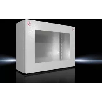 Obudowa elektryczna Rittal 1611.000 — korpus z poliwęglanu z drzwiami stalowymi, IP65, 400×155×300 mm