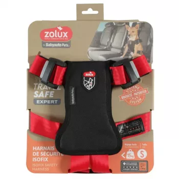 Szelki dla psa ZOLUX TRAVEL SAFE S, rozmiar S, czerwone