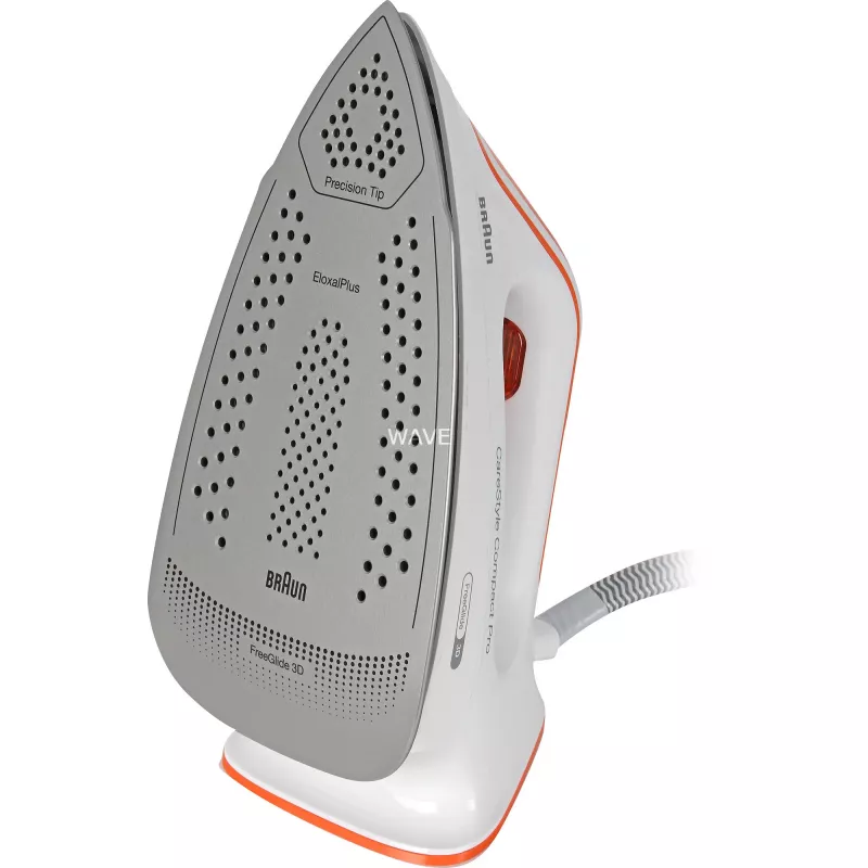 Braun CareStyle Compact Pro IS2561WH 2400 W 1,5 l stopa EloxalPlus Pomarańczowy, Biały