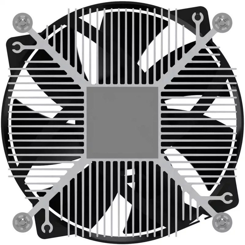 Chłodzenie procesora EKL 22225, Socket LGA 17XX / 1851, 92 mm PWM 65 W TDP (22210021025)