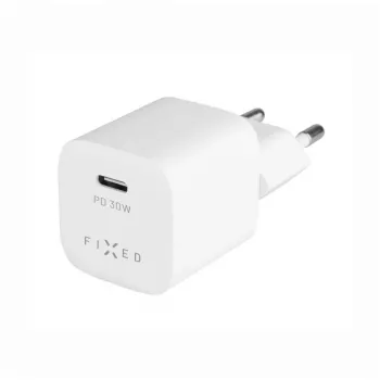 Przenośna ładowarka podróżna USB-C FIXED FIXC30M-C-WH 30W – kompaktowa konstrukcja