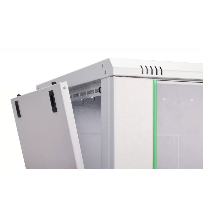 Szafka rackowa naścienna 19 cali DIGITUS Dynamic-N DN-37106 — 9U, 600x600 mm, IP20, zamek na klucz
