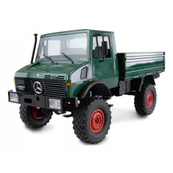 Zdalnie sterowany samochód Amewi Mercedes‑Benz Unimog w skali 1:12 4WD, zielony