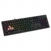 Klawiatura mechaniczna dla graczy SAVIO STYX Outemu niebieski Hot-Swap RGB USB QWERTY US International Czarna 104-klawiszowa pełnowymiarowa
