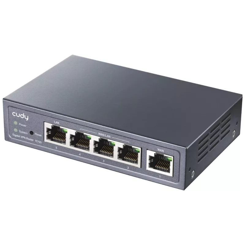 Router przewodowy Cudy Gigabit Multi-WAN VPN, Fast Ethernet, Gigabit Ethernet, szary