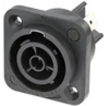 Neutrik NAC3FPX-TOP - Czarny - poliamid - stal nierdzewna - miedź - stop miedzi - IP65 - 2,5 mm² (NAC3FPX-TOP)