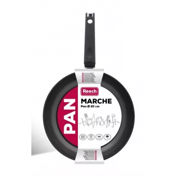 Aluminiowa patelnia z powłoką nieprzywierającą LP1003 MARCHE 28 cm czarna