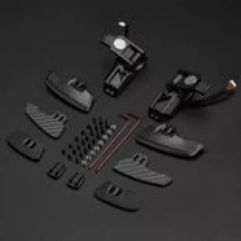 Shift paddle module Simagic S409 Czarny — modular paddle add-on for Simagic wheels