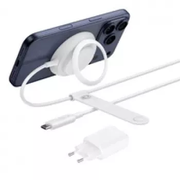 Bezprzewodowa ładowarka do smartfonów Belkin WIA014kqWH — zasilanie USB do użytku wewnętrznego, biała