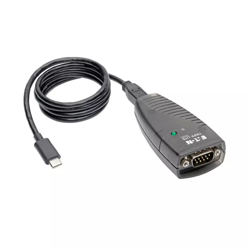 Adapter Tripp USB-C na szeregowy (DB9) - Keyspan, szybki (męski/męski)