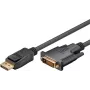 Wentronic Goobay Kabel Adapter DisplayPort do DVI-D 1.2, Czarny, 5 m - Wtyk DisplayPort > Wtyk DVI-D Dual-Link (24+1-Pin) (51963)